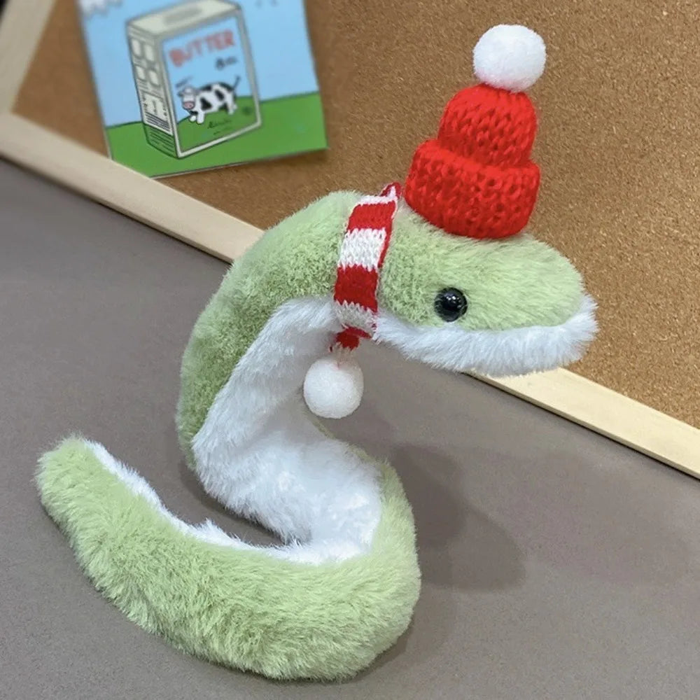 New Year's Little Snake Plush Toy Doll Doll Playful Children's Girl Cute Ornament Doll Mascot Doll Doll Cute Snake Plush Toy