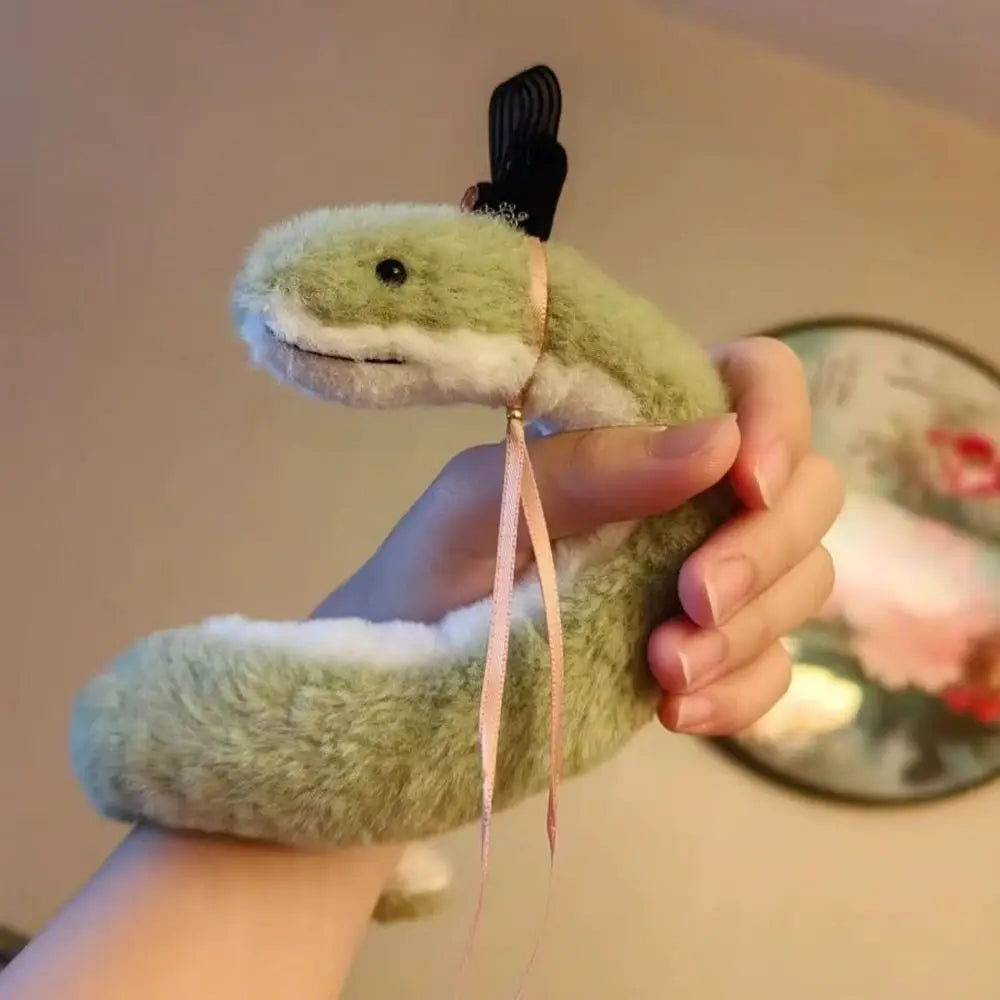 New Year's Little Snake Plush Toy Doll Doll Playful Children's Girl Cute Ornament Doll Mascot Doll Doll Cute Snake Plush Toy