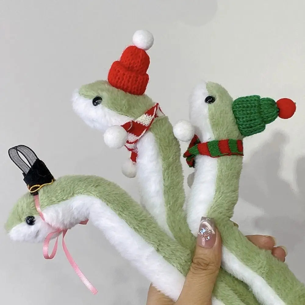 New Year's Little Snake Plush Toy Doll Doll Playful Children's Girl Cute Ornament Doll Mascot Doll Doll Cute Snake Plush Toy
