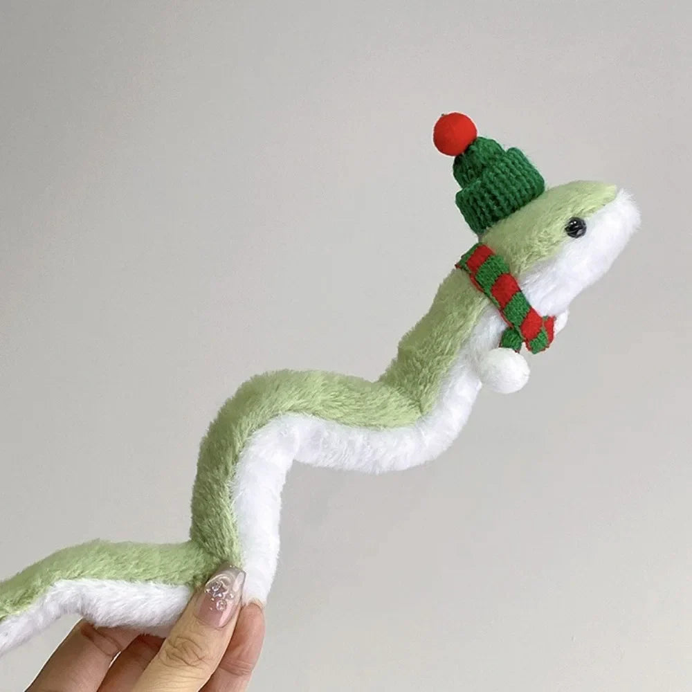 New Year's Little Snake Plush Toy Doll Doll Playful Children's Girl Cute Ornament Doll Mascot Doll Doll Cute Snake Plush Toy