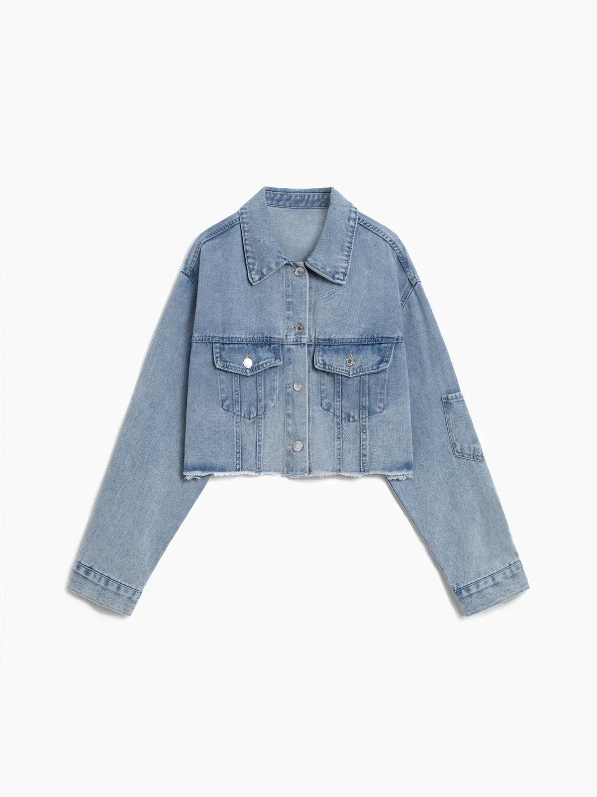Always In Love Denim Crop Jacket