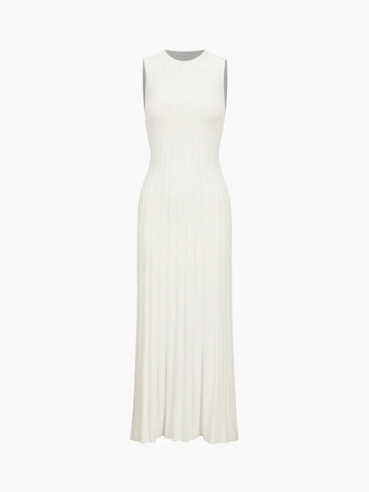 Camille Knit Pleat Maxi Dress