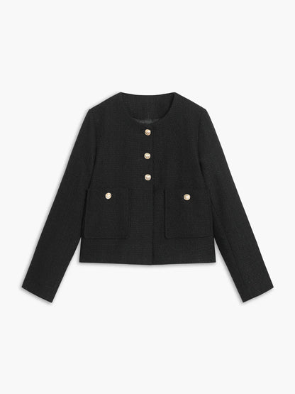 Oldmoney Aesthetics Tweed Blazer