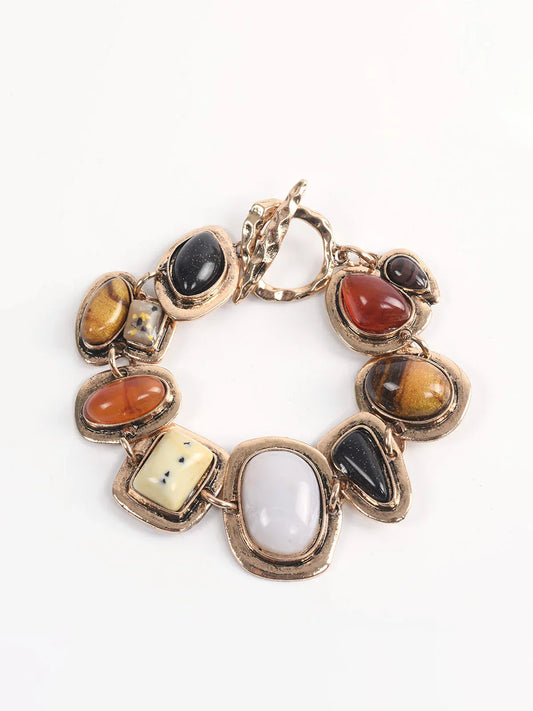 Boheme Geometrical Stones Bracelet