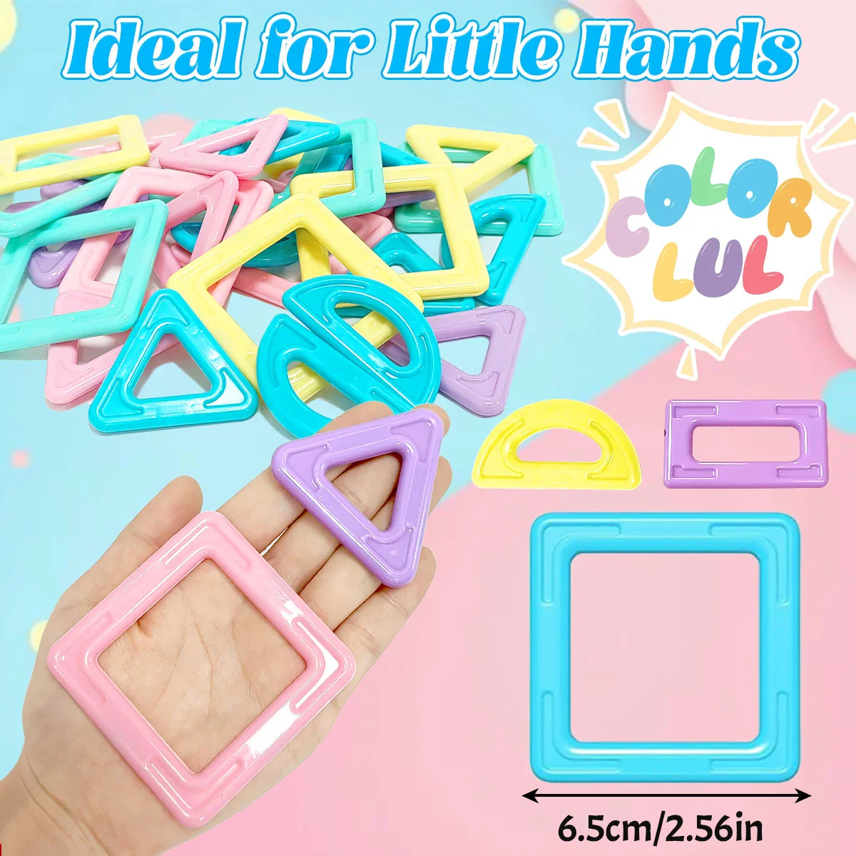 STEM Educational Magnetic Building Blocks Set for Boys & Girls Engaging Magnet set Creative Development Toy for Kids Gift