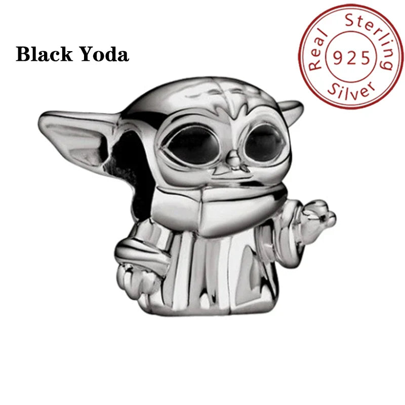 HOT Toys Stars Warsries Mandalorian Helmet 925 Sterling Silver Charms Beads Fits Original Pandora bracelet DIY Jewelry Hot Gift