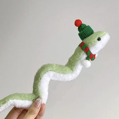 New Year's Little Snake Plush Toy Doll Doll Playful Children's Girl Cute Ornament Doll Mascot Doll Doll Cute Snake Plush Toy