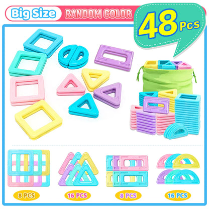 STEM Educational Magnetic Building Blocks Set for Boys & Girls Engaging Magnet set Creative Development Toy for Kids Gift