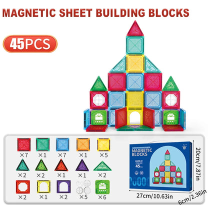 Magnetic Toys for Kids Ages 3-5 4-8 Magnet Toys for 3 4 5 6 7 8+ Year Old Boys Girls Toddlers Magnetic Building Blocks Preschool