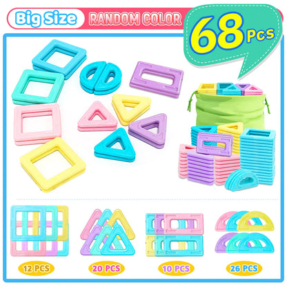 STEM Educational Magnetic Building Blocks Set for Boys & Girls Engaging Magnet set Creative Development Toy for Kids Gift