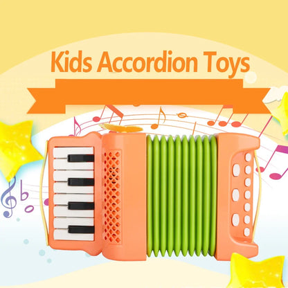 Toy Accordion 10 Keys 8 Bass Accordions for Kids Musical Instrument Educational Toys Gifts for Toddlers Beginners Boys Girls