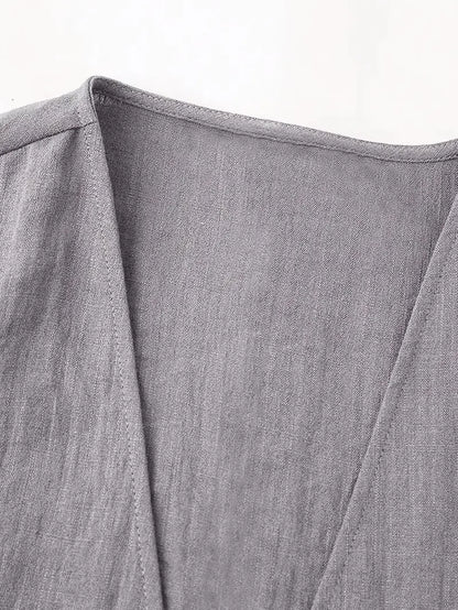 Double Breasted Elegant Kimono Outerwear