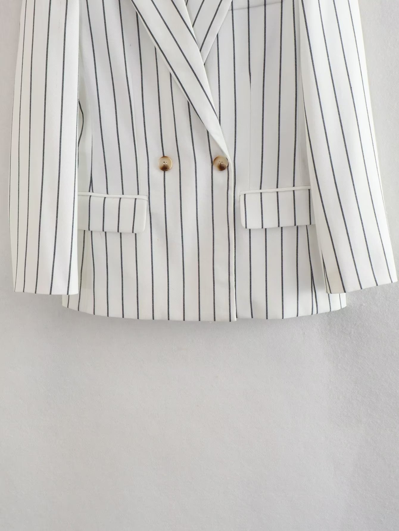 Pinstripe Single Breasted Blazer